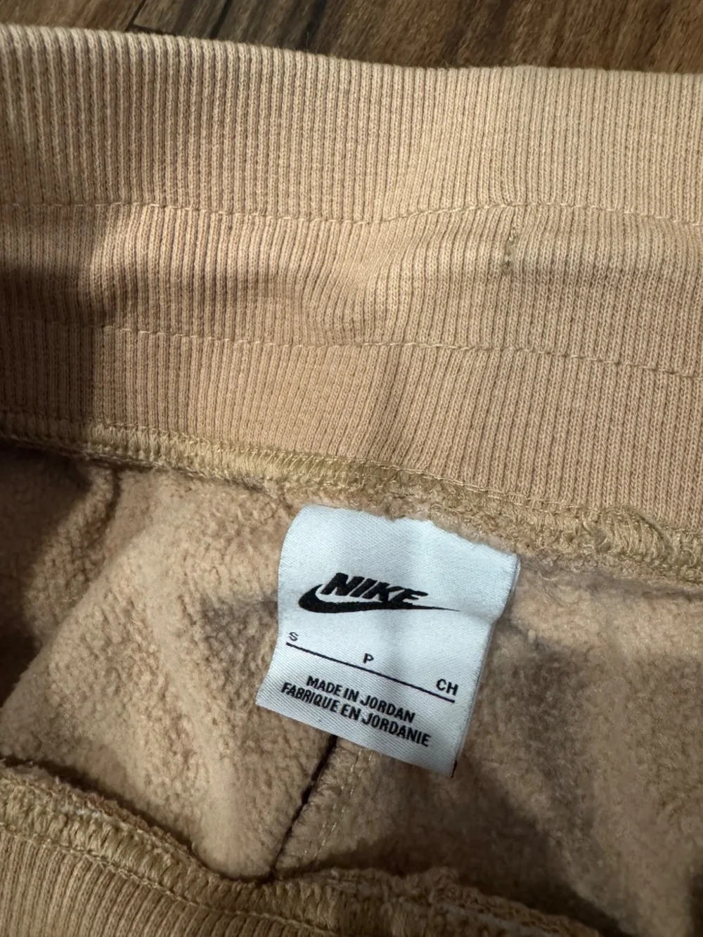 Nike Women’s Khaki Tan Fleece Jogger Sweatpants Small